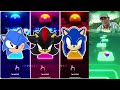 Sonic Prime Season 3  Sonic X2 VS Sonic EXE X2 Tiles Hop #sonic #coffindance #tileshop