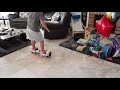 Dario trying his new Hoverboard (Smart Gyro)