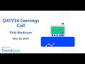 Poly Medicure Earnings Call for Q4FY24