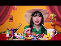 The candy is spicy... Mexican snack eating sound mukbang ASMR