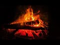 A burning fireplace, light a bonfire and meditate. 🧘‍♀️🔥🧘 [4K]