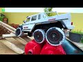 RC Jeep Gladiator Car Vs Slime Fevicol Trap Track - Chatpat toy TV