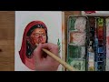 Wayuu Woman | Mixed Media Portrait