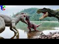 T-Rex Vs Indominus Rex Vs Carnotaurus 🦖 New Clash P2| Dinosaur Toys Movie Jurassic World