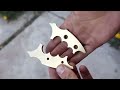 Turning a Rusty Coil SPRING into a Mirror but Razor Sharp KARAMBIT