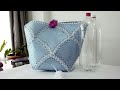 Como reutilizar 28 botellas plásticas en esta cartera