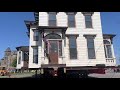 Historic Muskegon home is moved through downtown streets