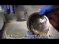 Cleaning abalone shells