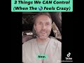 3 Things You CAN Control 🌎