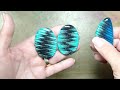 Teal Polymer Clay Pendant - Jewelry Making Tutorial - How To Make Jewelry