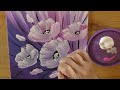 Blumen Malen Acryl Lila Rosa Weiß Anfänger - Flowers Acrylic Painting Purple Pink White Beginners