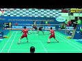 This is Badminton. I can't even blink for a moment.  LeeYongDae, YooYeonSeong, Liu Xiaolong, Lu Kai