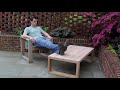 DIY Modern Outdoor Cedar Coffee Table | $50 2x4 Build, Free Plans