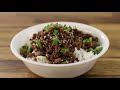 Korean Ground Beef and Rice Recipe