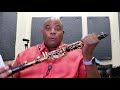 Clarinet lesson for  Beginner - C Scale (C D E F G A B)