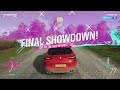 Playing the eliminator on Forza horizon 4, 7th place.