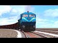 12 Train ! 12 TRAINS CROSSING ON TOP OF OTHER TRAINS AT BUMPY RAILROAD TRACKS | Train Simulator 2022