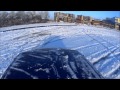 Subaru Legacy snow drifting