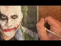 Drawing The Joker 🃏 - Timelapse (Heath Ledger) | The Pencil Guy