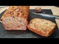 Healthy Moist Banana Bread with Walnuts Recipe | Sugar Free Banana Bread Recipe