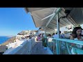 Santorini Greece Fira ( Thira ) 2023, walking tour 4k, with lots of detail shots.