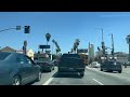 Los Angeles , Driving from Sta Monica BL to Doheny BL to Sunset BL towards East LA Vermont BL