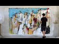 Painting Time Lapse - Francesco D'Adamo (Abstract Expressionism, Lyrical Abstraction)
