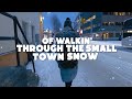 Smalltown Snow (About Fate Version) - Official Lyric Video - Taylor Abrahamse feat. James Mulvale