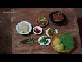 ASMR Miniature Cooking Soybean paste sauce and pumpkin leaf wraps|Miniature Cooking|