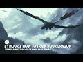 [1 Hour] How to Train Your Dragon (Calm Piano + Rain ASMR) | Study, Work, Ambience...