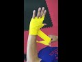 How to wrap your hands for boxing with Coach Nelson