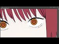 How To Draw Makima With Easy And Simple Steps! in illustrator| Chainsaw Man illustration