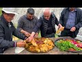 FRIED CRISPY CHICKEN TABAKA | Georgian Chicken Tapaka Cooking In Village | Juicy Chicken Recipe