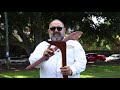 How to throw an Aboriginal Boomerang