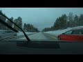 4K Driving in Sweden: Pitea to Skelleftea