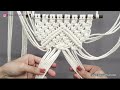 DIY Tutorial How To Make A Simple Easy Macramé Wall Hanging? | Minimalist