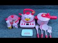 9minutes satisfaction Unbox Pink PlatypusKitchen toy set ASMR review toys
