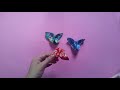 Easy Fabric Butterflies✅✅Mariposa de Tela/DIY fabric Origami Butterfly Tutorial 🦋