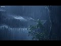 Fall into Sleep in Under 3 Minutes with Heavy Rain & Thunder on a Metal Roof of Farmhouse at Night