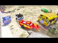 GTA 5 Spiderman Cars 3 DisneyCars Lightning McQueen, Cruze Ramirez, dinoco Can Stop the train Ep.45