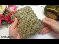 Unusual  crochet pattern! Only 2 rows / Very easy and very pretty ! Crochet