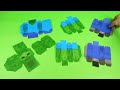 How To MAKE MAGNETIC Paper Minecraft Blocks...