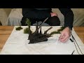 STEP BY STEP ON HOW TO ATTACH MOSS TO WOOD AND STONES | COTTON OR GLUE? IS COTTON BETTER ??