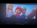 The super Mario bros movie (audience reaction)
