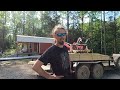 BRINGING HOME A HEAVY LOAD | rainwater, work, couple builds, tiny house, homesteading, off-grid |